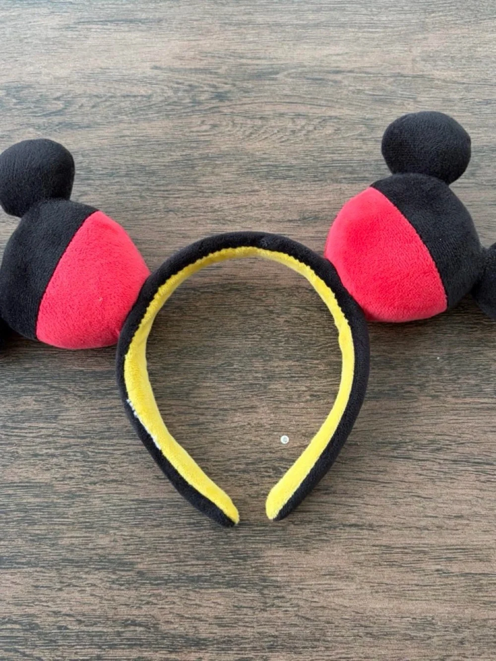Mickey Mouse Inspired Ears Headband - Black & Red